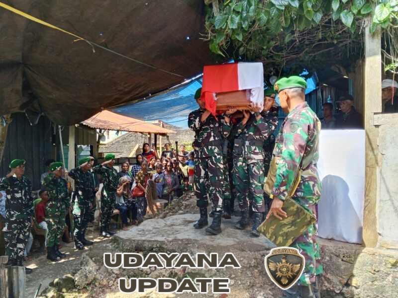 Dengan Penuh Kehormatan, TNI Iringi Kepergian Purnawirawan di Kesetnana
