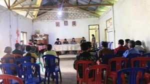 Babinsa Koramil 01/Lewa Menghadiri Musyawarah Penerimaan Anggota Baru KDKMP