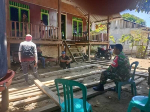 Babinsa Tambak Sari Aktif Komsos, Perkuat Keamanan Wilayah Binaan