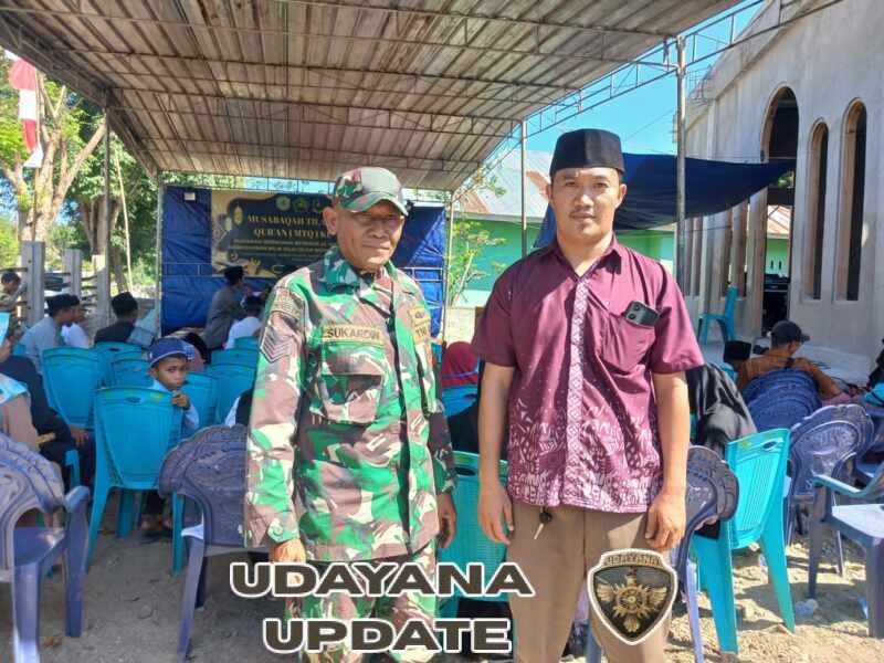 Danramil Lembor Hadiri Pembukaan MTQ ke-VI Tingkat Kecamatan Lembor Selatan Tahun 2026