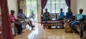 Babinsa Ulupulu Aktif Komsos dan Monitoring Wilayah