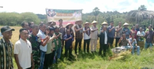 Babinsa Tuapanaf Dukung Panen Raya Ketahanan Pangan