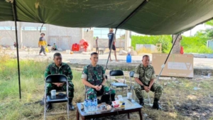 Dandim 1601/Sumba Timur Mengikuti Vicon Evaluasi Progres KDKMP
