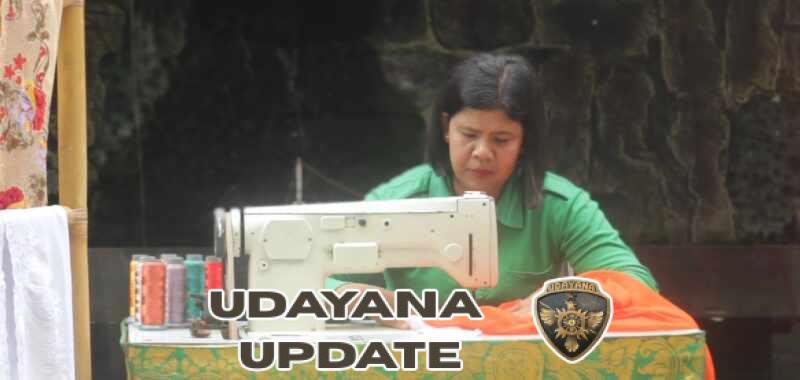 Kembang Pucuk Bordir Ny. Kadek Ariasih, UMKM Persit Kartika Chandra Kirana Cabang XLI Yonzipur 18 PD IX/Udayana