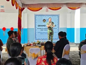 Kodim 1602/Ende Luncurkan Satuan Pelayanan Pemenuhan Gizi Yayasan Manunggal Kartika Jaya