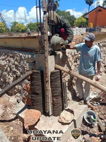 Danramil Batutua Tinjau Proyek KDKMP Sakubatun