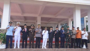 Dandim 1630/Mabar Hadiri Upacara Hari Otonomi Daerah ke-30 di Labuan Bajo