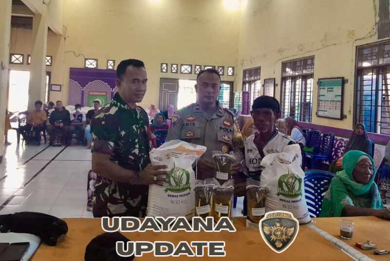 Kodim 1607/Sumbawa Ikut Serta Melaksanakan Pendampingan Penyaluran Bantuan