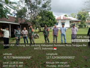 Babinsa Lantung Kawal Verifikasi Lahan KDKMP, Dukung Kelancaran Pembangunan