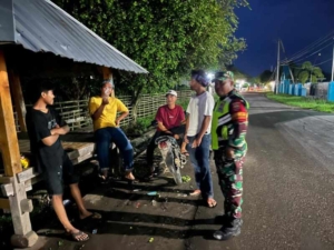‎Untuk Warga yang Tenang Beristirahat, Koramil Moyo Hilir Tetap Siaga