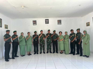 Kodim 1602/Ende Gelar Pelantikan Kenaikan Pangkat Personel Periode April 2026