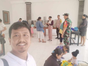 Babinsa Pemaron Turun Langsung Awasi Program MBG, Pastikan Ribuan Paket Gizi Tepat Sasaran