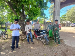 Merajut Ukhuwah di Labangka, Sertu Furkan Kawal Halal Bihalal Penuh Kebersamaan