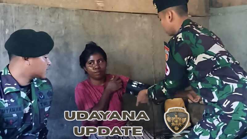 Yonarmed 12 Kostrad Hadirkan Layanan Kesehatan untuk Lansia di Perbatasan
