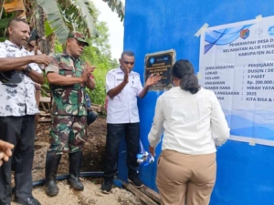 Tingkatkan Kesehatan Warga, STBM dan Air Bersih Diresmikan di Dapitau