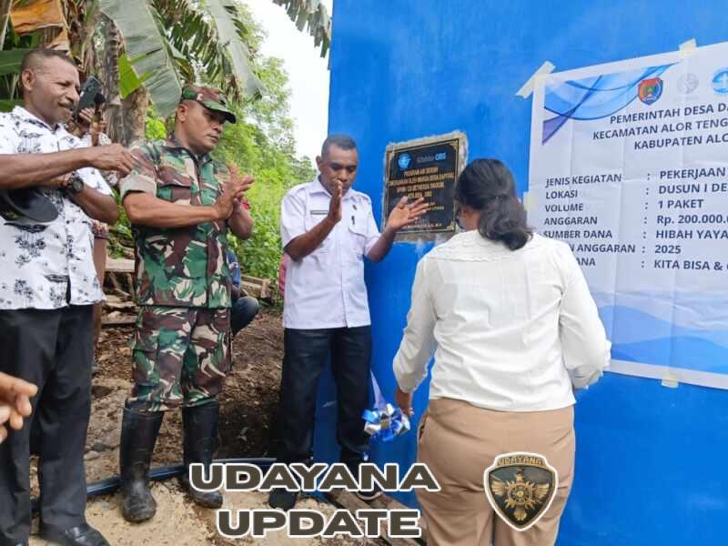 Tingkatkan Kesehatan Warga, STBM dan Air Bersih Diresmikan di Dapitau