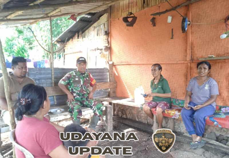 Tanpa Kenal Waktu, Babinsa Koramil 01/Lewa Aktif Kunjungi Warga Binaan