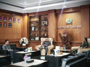 Perkuat Sinergi, Dandim Gianyar Sambut Hangat Kunjungan Kajari