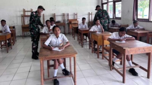 Gadik Pos Haslot Yonarmed 12 Kostrad Bangkitkan Semangat Nasionalisme Pelajar