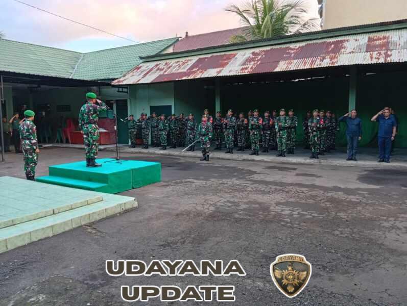 Kasdim Tabanan Pimpin Upacara Bendera, Tegaskan Disiplin dan Profesionalisme Prajurit