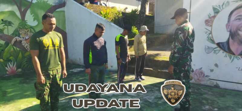 Personel Koramil Tabanan Rehabilitasi Panti Asuhan Salam, Perbaiki Lapangan Demi Kenyamanan Anak Asuh