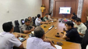 Pasi Intel Kodim 1623/Karangasem Hadiri Rakor Pengawasan Pajak MBLB di BPKAD