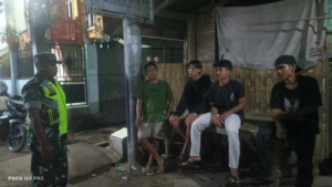 Patroli Malam Koramil Alas, Tekan Potensi Gangguan Kamtibmas