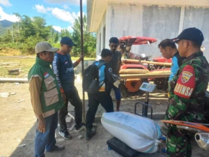 ‎Dukung Swasembada Pangan, Babinsa Sebeok Kawal Penyerapan Gabah Bulog