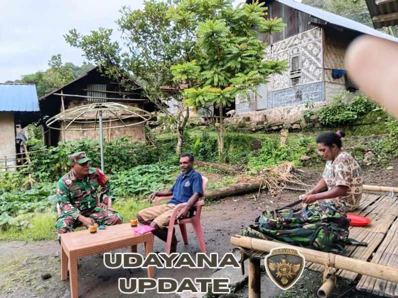 Babinsa Apui Aktif Laksanakan Komsos untuk Jaga Stabilitas Wilayah