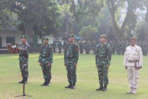 Barisan Tegap Warnai Upacara, Dandim Gianyar Bacakan Amanat Panglima TNI