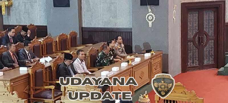 Dukung transparansi dan akuntabilitas, Kasdim 1623/Karangasem hadiri rapat paripurna laporan keterangan pertanggungjawaban (LKPJ) kepala Daerah.