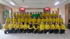 Persit Kodim Klungkung Gelar Senam Bersama