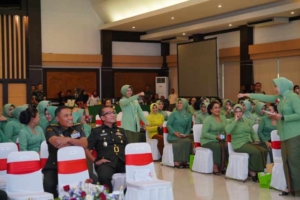 Ketua Persit Kodim Gianyar Hadiri HUT ke-80 Persit, Perkuat Soliditas dan Pengabdian
