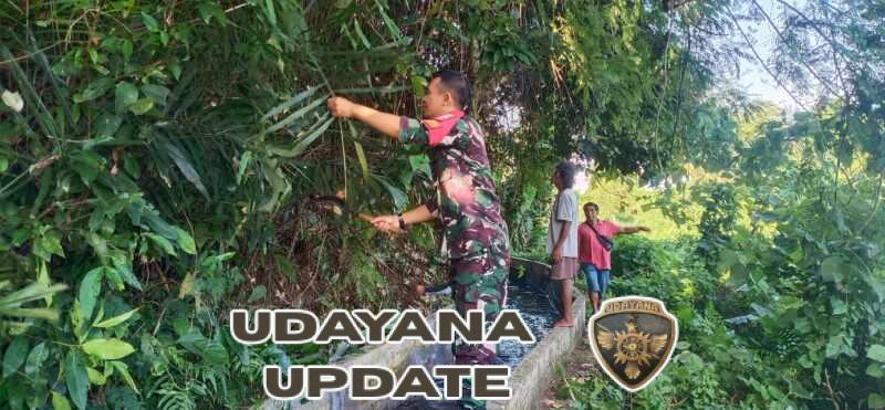 Babinsa Semarapura Kauh Pelopori Gotong Royong