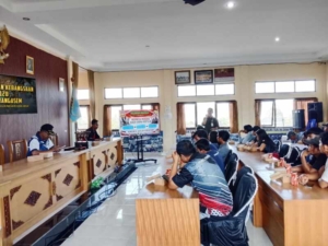 Satgas TMMD ke – 128 Kodim 1623/Karangasem gelar penyuluhan sosialisasikan wasbang kepada Masyarakat