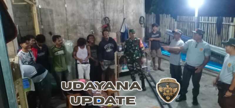 Babinsa Siangan Pimpin Patroli dan Sidak Duktang, Jaga Wilayah Tetap Kondusif