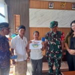 Danramil Dawan Utus Babinsa Kawal Penyaluran BLT DD