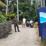 Sigap Tangani Gardu Meledak, Babinsa Kelusa Amankan Lokasi dan Kawal Perbaikan PLN