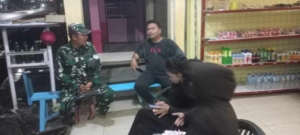 Jaga Keamanan Wilayah, Koramil Poto Tano Intensifkan Patroli Malam