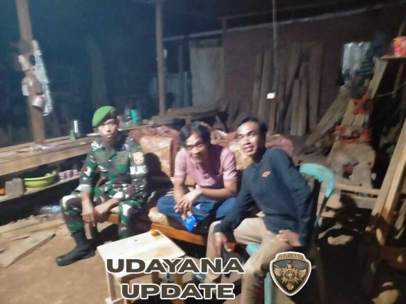 Koramil Jereweh Gelar Patroli Malam, Warga Diimbau Jaga Keamanan