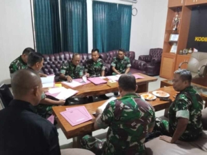 Tim Audit Itdam IX/Udayana Kunjungi Kodim 1628/Sumbawa Barat