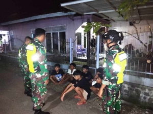 Koramil 1608-01/Rasanae Sasar Titik Rawan dalam Patroli Cipta Kondisi 2026