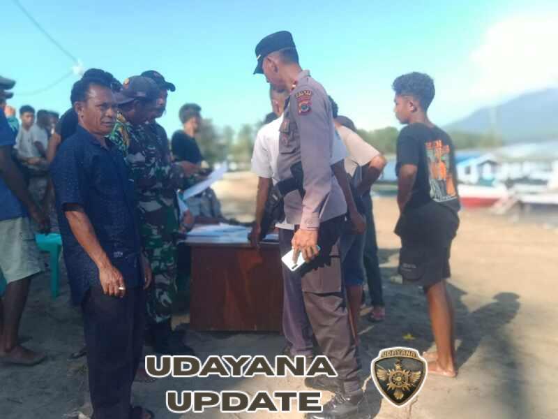 Babinsa Koramil 02/Adonara Perkuat Pengamanan Rangkaian Semana Santa di Larantuka