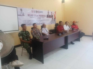 Kesbangpol Taliwang Gelar Seleksi Paskibraka, Babinsa Beri Dukungan