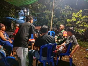 Patroli Kongkow-kongkow Babinsa Desa Bebidas, Upaya Nyata Wujudkan Lingkungan Aman
