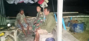 Patroli Rutin Koramil Poto Tano Berjalan Aman, Warga Diimbau Tingkatkan Kewaspadaan