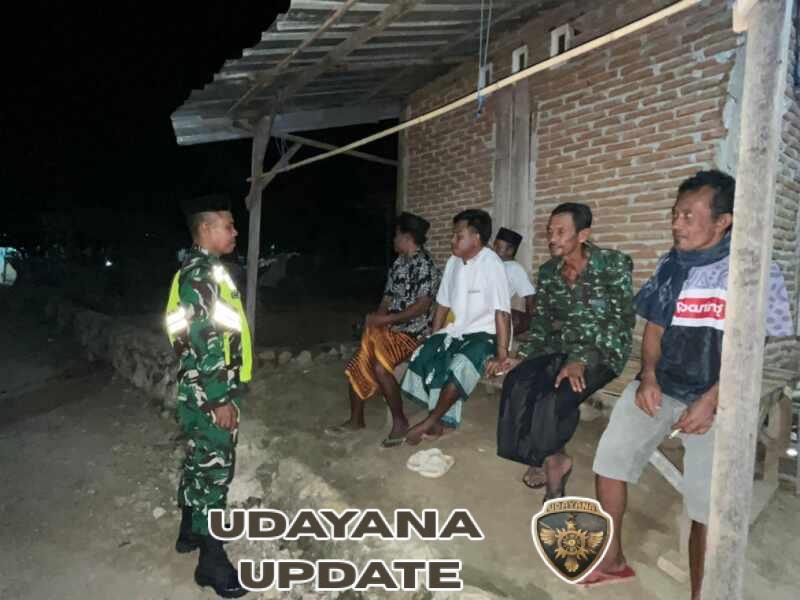 Kampanye Anti Miras dan Narkoba, Babinsa Bersama Remaja Desa Bajo Pulau