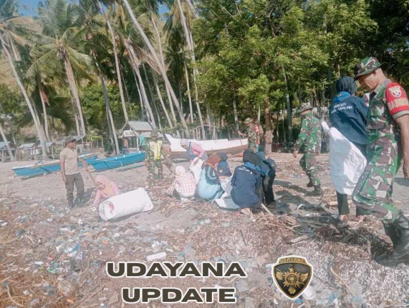 Kegiatan Pembersihan Pantai Oi Fanda Berlangsung Aman dan Lancar