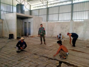Pembangunan Koperasi Merah Putih Terus Berjalan, Babinsa Turun Langsung Lakukan Pengawasan
