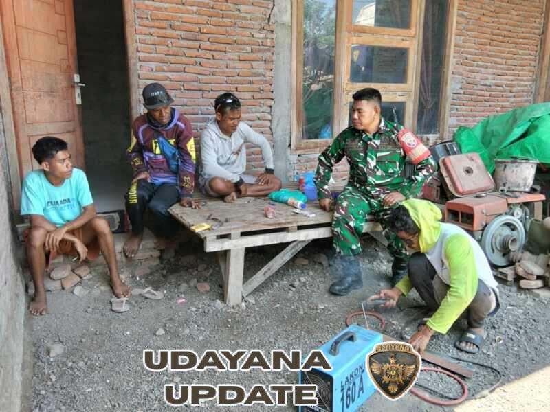 Sertu Ruslan, Babinsa yang Selalu Ada untuk Warga di Tengah Aktivitas Sawah